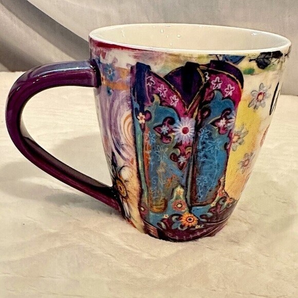 Boot Life Why Not Live Life Totally Your Way Coffee Tea Mug 17 Oz - Picture 15 of 16